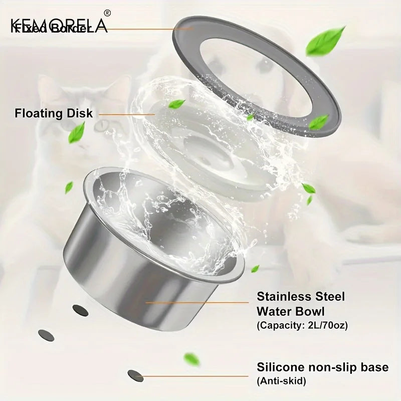 Ciotola Antischizzo in Acciaio Inox con Disco Galleggiante