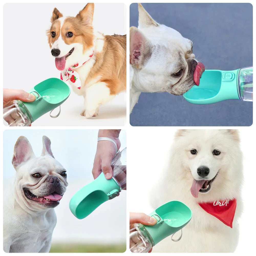 Borraccia Portatile da Viaggio 3-in-1 per Animali